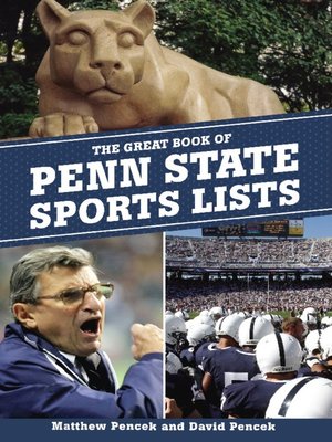 cover image of The Great Book of Penn State Sports Lists
